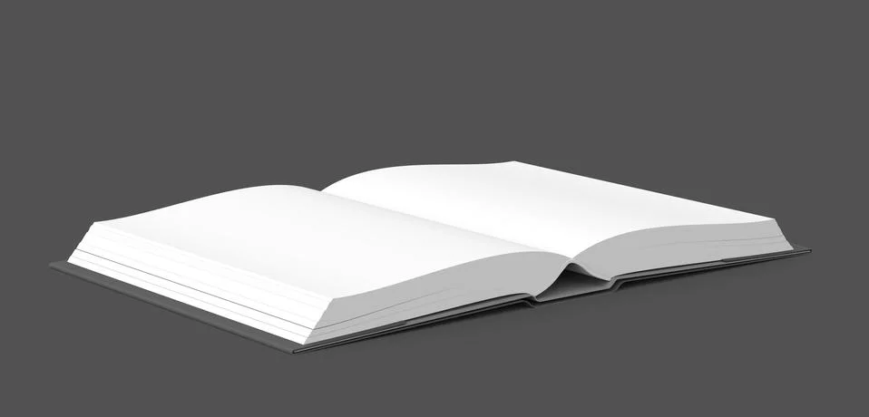 Open book image Illustrazione stock