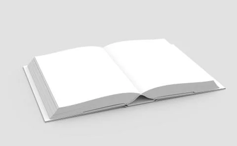 Open book image Illustrazione stock