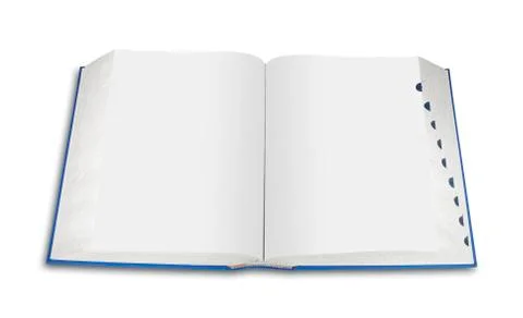 Open Book, isolated Stock Photos