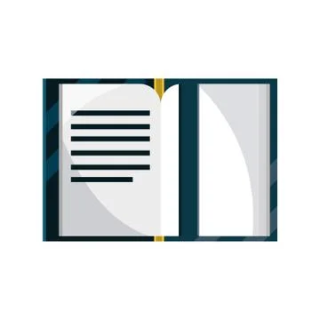 Open book learn read online education isolated icon shadow Ilustración de archivo