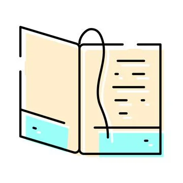 Open book learning and education icon concept Stockillustratie