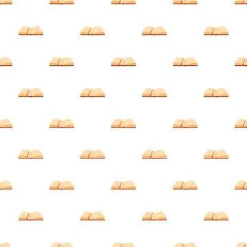 Open book learning education seamless pattern background Stock Illustration