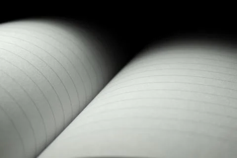 Open book on light table. Back to school. Copy space Stock Photos