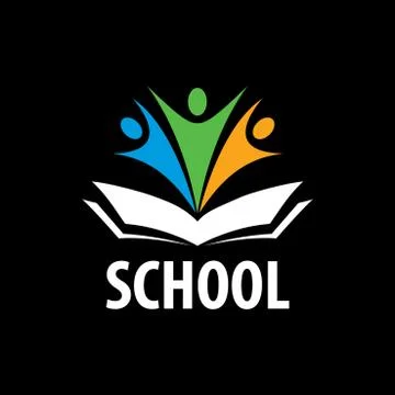 Open book logo 库存插图