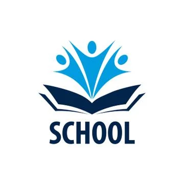 Open book logo 库存插图