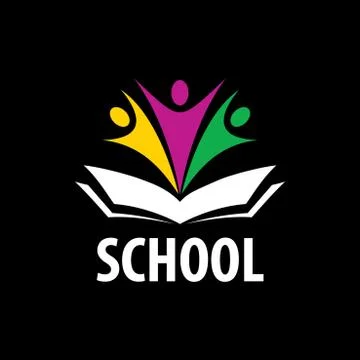 Open book logo 库存插图