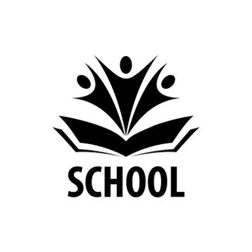 Open book logo Stock Illustration