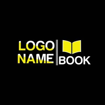 Open Book Logo Stock Illustration