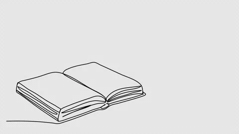 Open Book Line Stock Footage ~ Royalty Free Stock Videos | Pond5