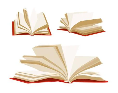 Open book Open book isolated on white background. Vector set Copyright: xZ... Stock Photos