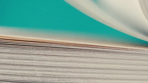 Open Book Pages Flipping, Knowledge Concept. Fresh ideas, imagination, personal  Stock Footage 332663256
