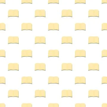 Open book pattern creating seamless education background Stock Illustration