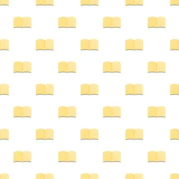 Open book pattern representing education and knowledge Illustrazione stock