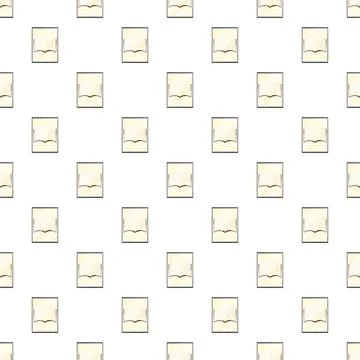 Open book repeating pattern on white background イラスト素材