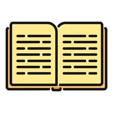 Open book representing education, learning, and knowledge Illustrazione stock
