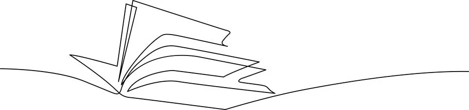 Open book on a surface Vector Illustrazione stock