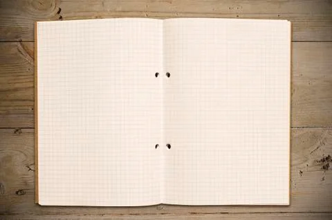 Open book on table Stock Photos