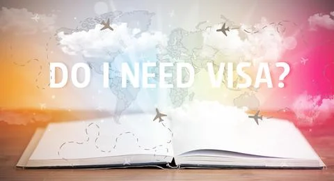 Open book, vacation concept concept Stock Photos