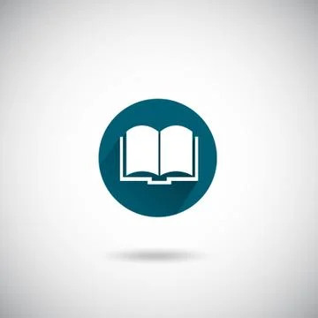 Open book - Vector icon Stock Illustration