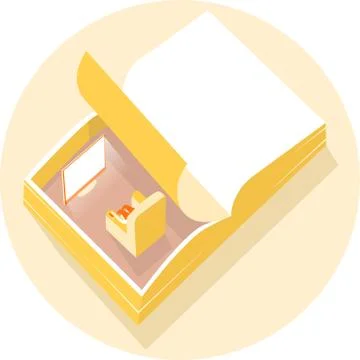 Open book. Vector illustration イラスト素材