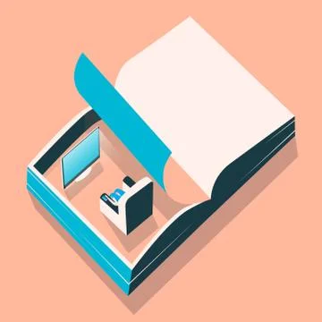 Open book. Vector illustration イラスト素材