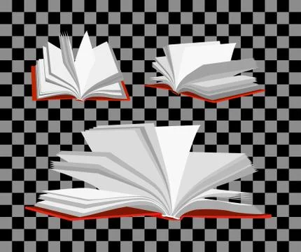 Open book vector illustration Stock Illustration