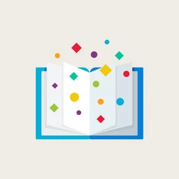 Open book vector illustration Stock Illustration