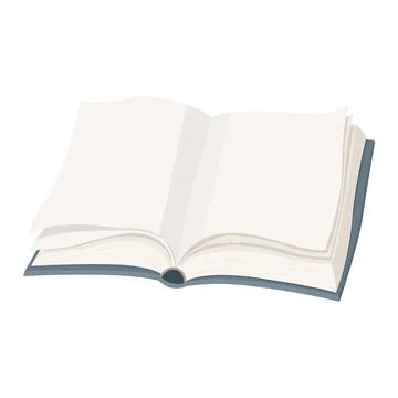 An open book. vector illustration on a white background Stock Illustration