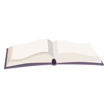 An open book. vector illustration on a white background Stock Illustration