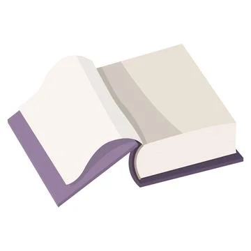 An open book. vector illustration on a white background Stock Illustration