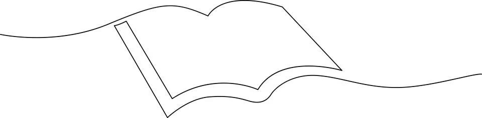Open book on wavy surface Vector Stock-Illustration