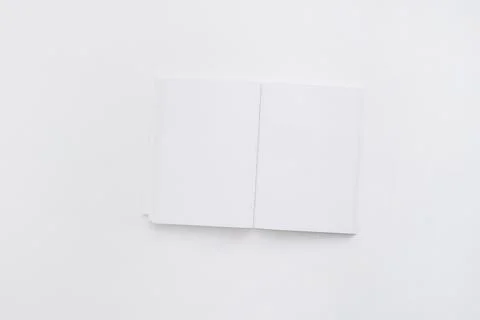 Open booklet mockup Stock Photos