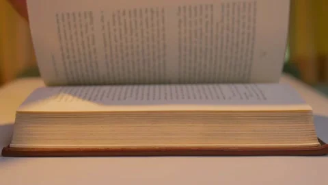 Open books to find information, educational ideas and research. Stock Footage 313387934