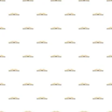 Open books flat design seamless pattern Stock Illustration