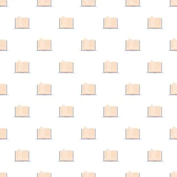 Open books learning education light brown pattern イラスト素材