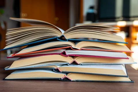 Open books Stock Photos
