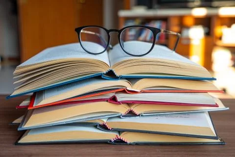 Open books Stock Photos
