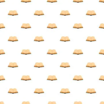 Open books repeating pattern for education background Stock Illustration
