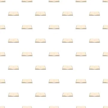 Open books repeating pattern for education and knowledge Stockillustratie