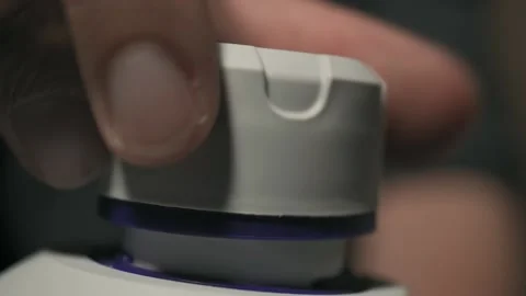 Open bottle close up Stock Footage 233470498