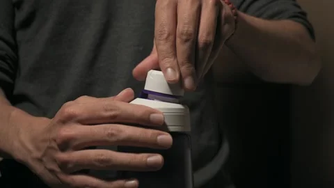 Open bottle Stock Footage 233470497