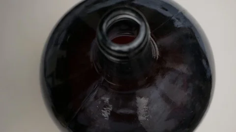 Open bottle of red wine Stock Footage 118019615