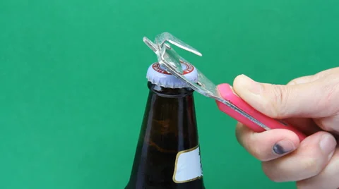 Open bottle slow 스톡 동영상 35113234