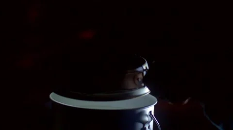 Open Bowler lid Stock Footage 67661513