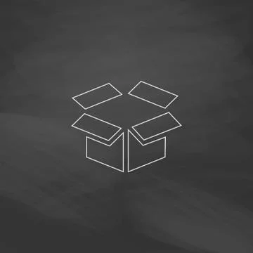 Open box computer symbol イラスト素材