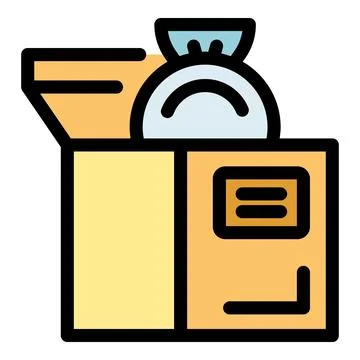 Open box containing a ring for wedding proposal or engagement Stock Illustration