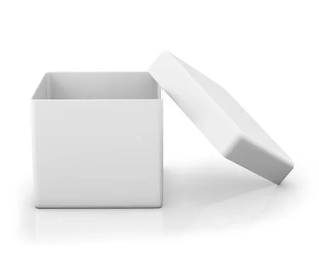 Open box from front Illustration