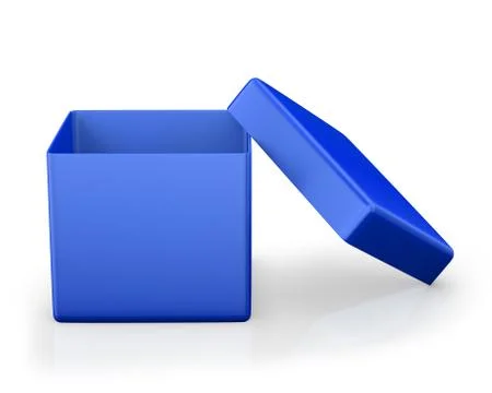 Open box from front Illustration