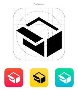 Open box icon Stock Illustration
