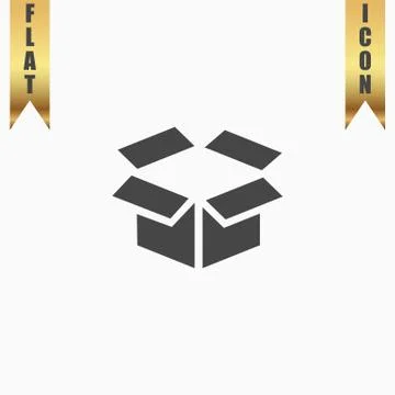 Open box icon 스톡 일러스트